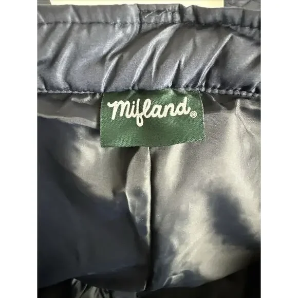 Mifland Quilted Pants - Navy Blue, Size 2XL